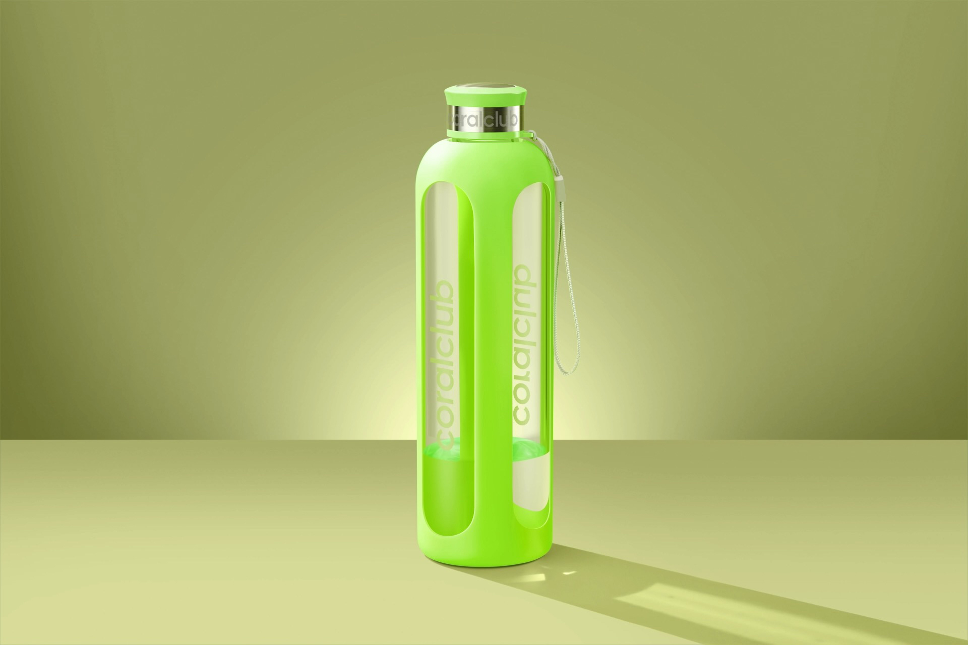 Clear Water glass bottle