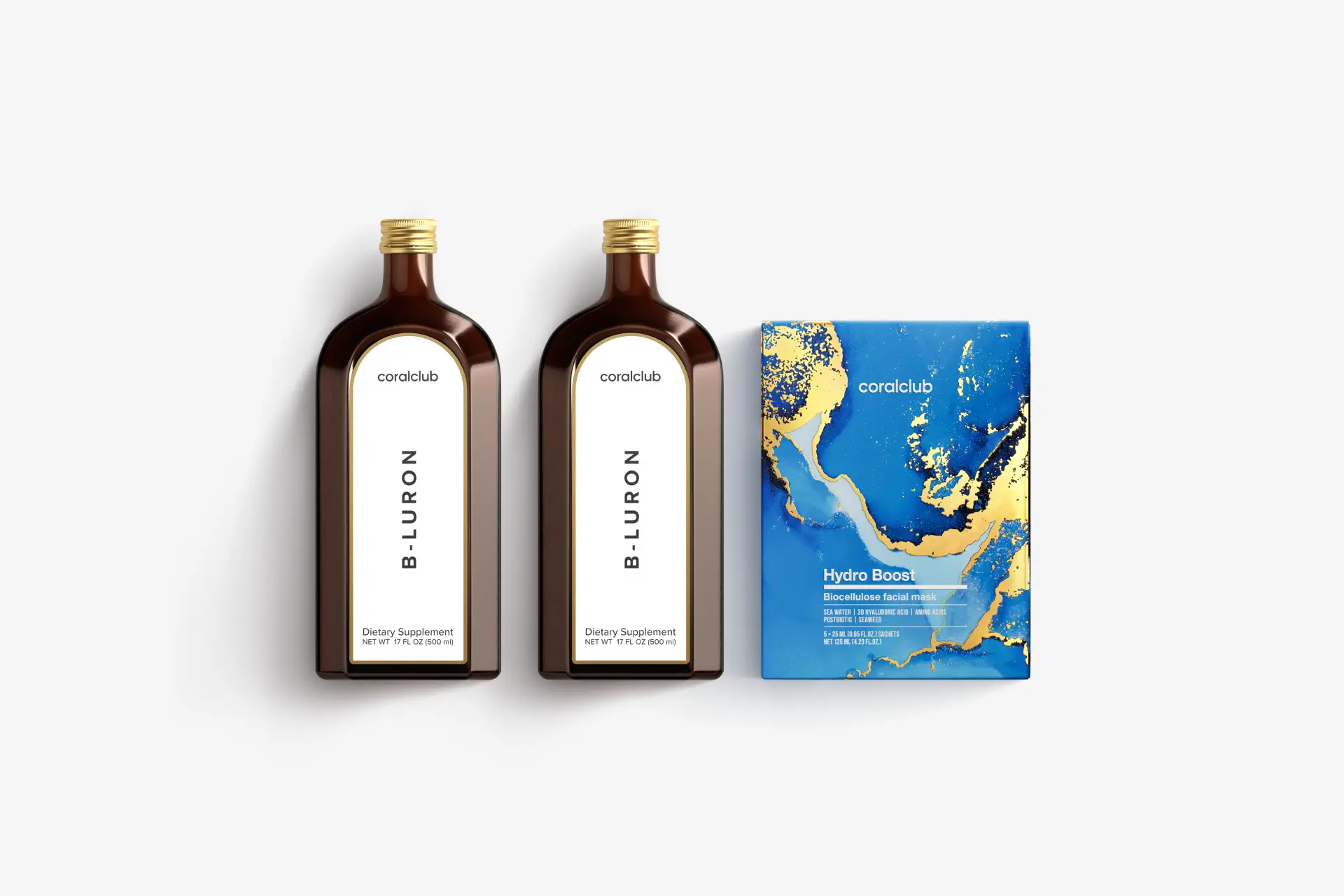 B-Luron + Hydro Boost Biocellulose Gesichtsmaske (5 Sachets)