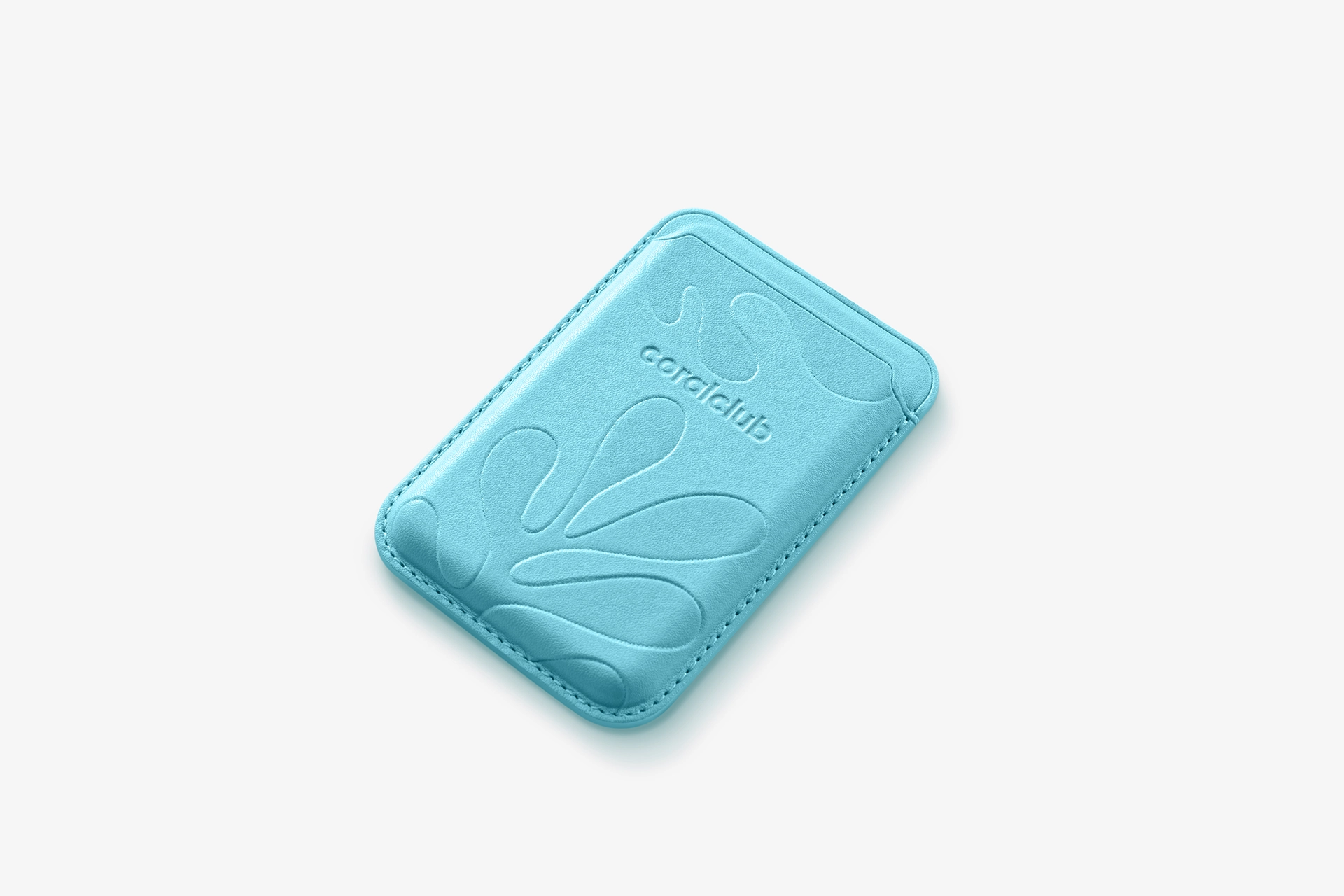 Magnetischer Cardholder, blau