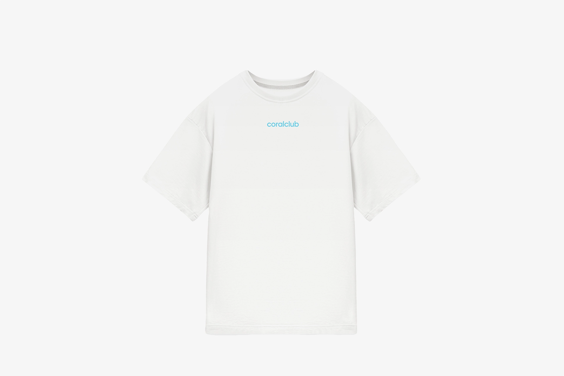 Unisex T-Shirt aus French-Terry-Stoff, weiß