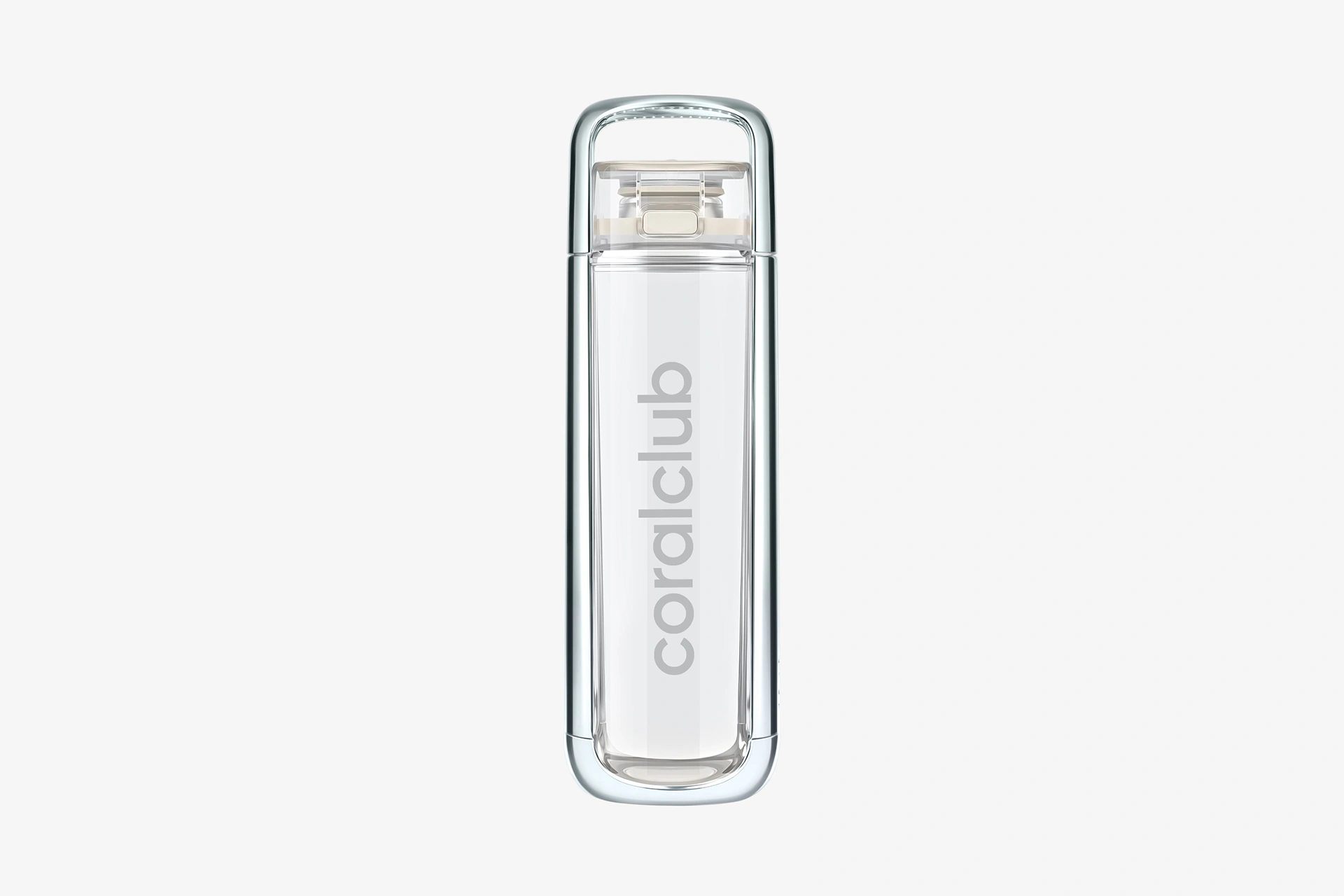 Chrome, Coral Bottle One Water Bottle Gold