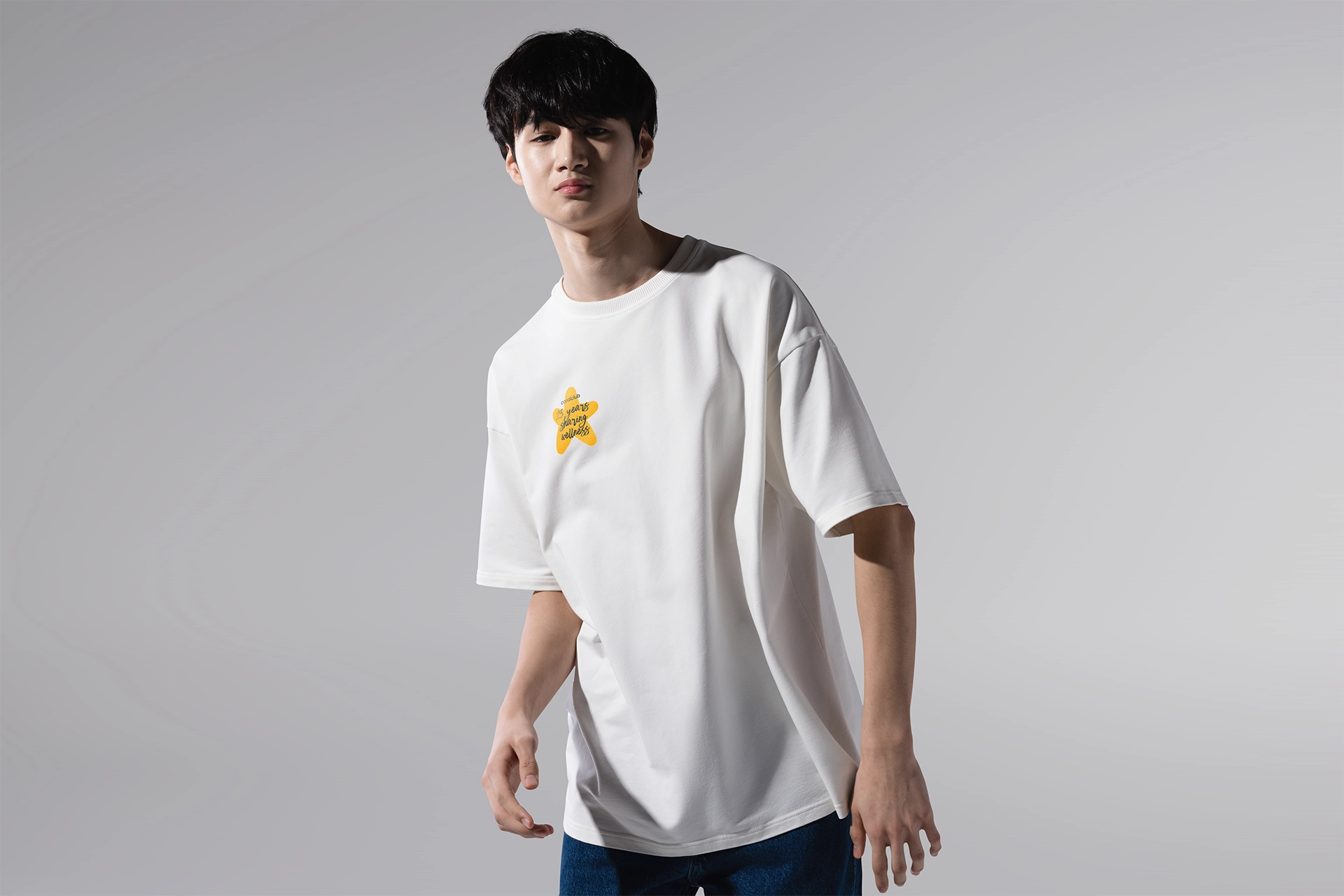 Oversized T-Shirt, weiß